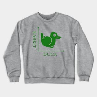 Duck Rabbit Illusion Crewneck Sweatshirt